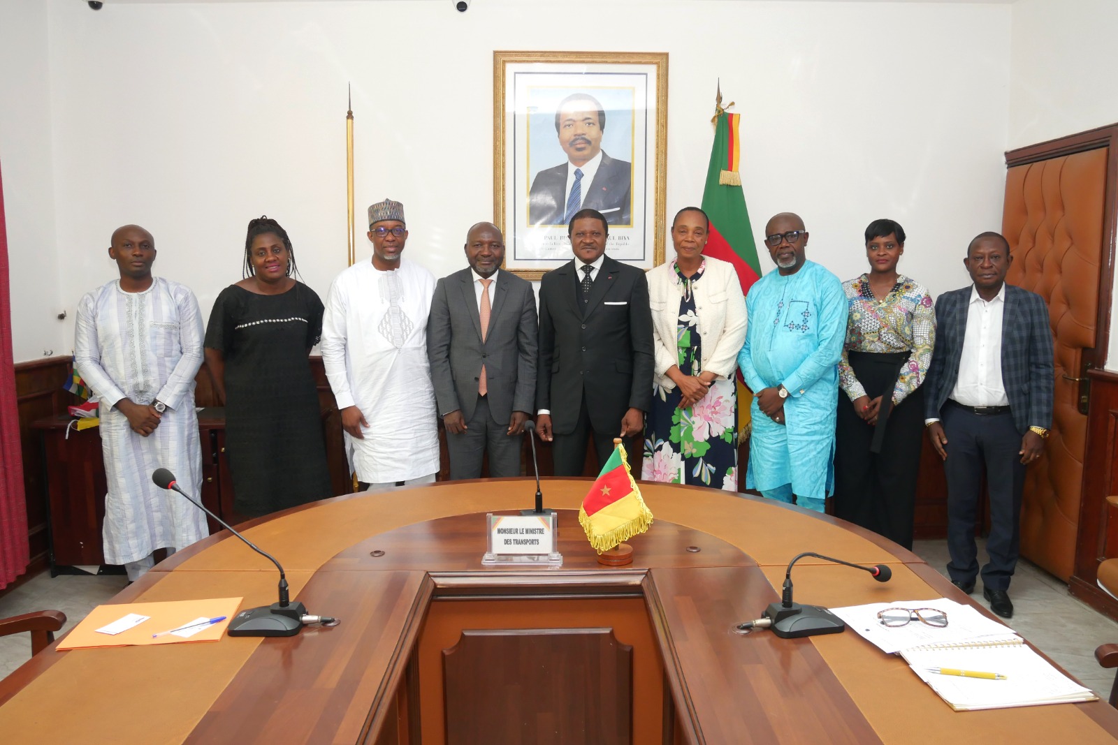 Le Directeur Général de TotalEnergies Marketing Cameroon au MINT